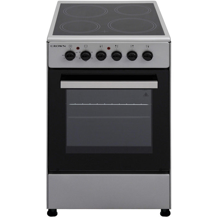 Cooker (current) Crown CEC-5060V IX, Ceramic, INOX