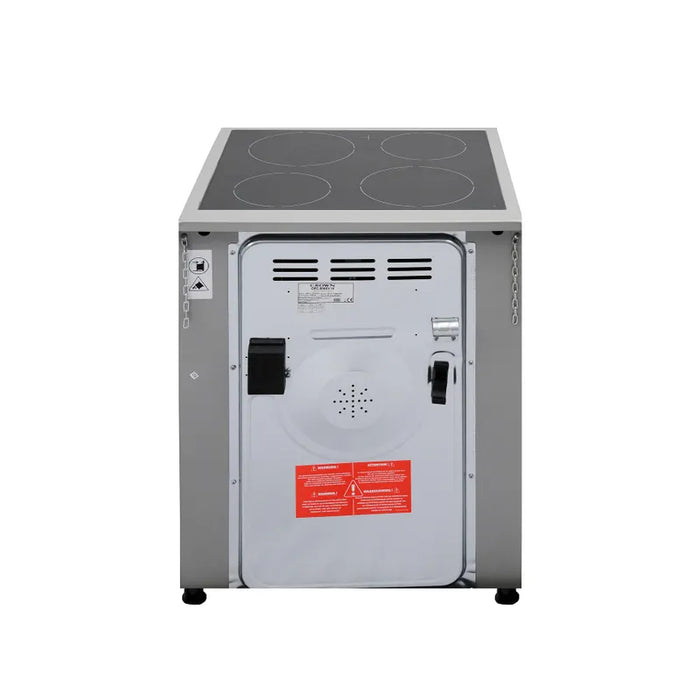 Electric cooker Crown CEC-6060V IX, INOX, Ceramic