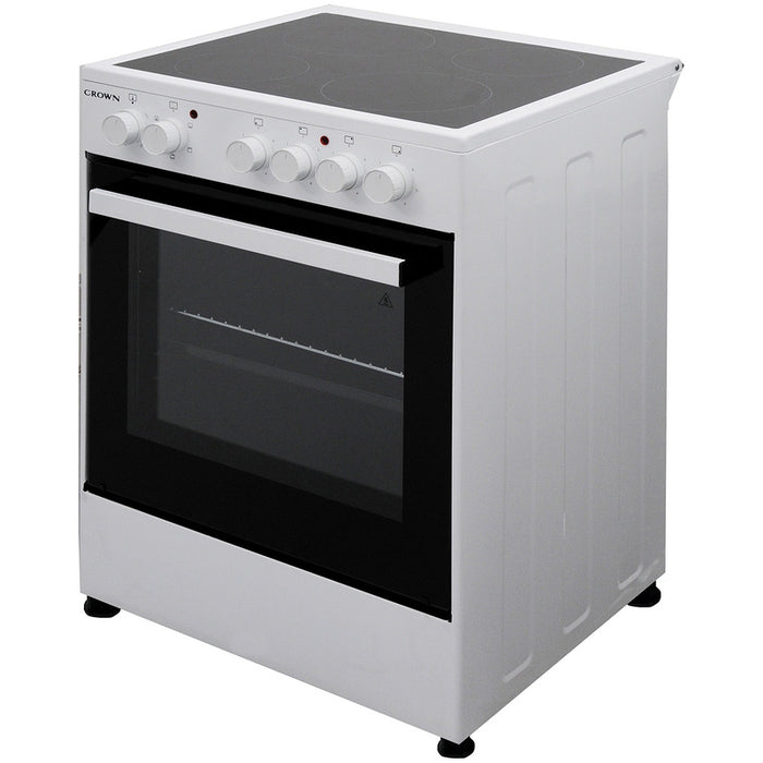 Cooker (current) Crown CEC-6060V W, Ceramic, White
