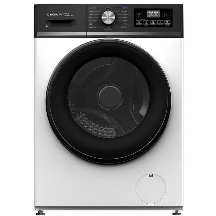 Crown CWM8012WY Washing Machine, 1200 rpm, 8.00 kg, A, White