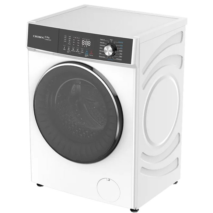 Crown CWM8014WY Washing Machine, 1400 rpm, 8.00 kg, A, White