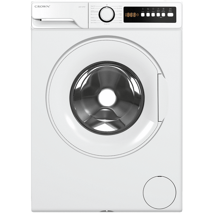 Washing machine Crown LW 1270T, 1200 rpm, 7.00 kg, D, White