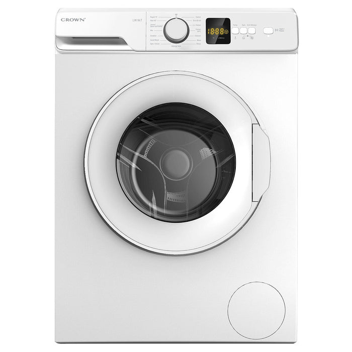 Crown LW 86T Washing Machine, 800 rpm, 6.00 kg, D, White