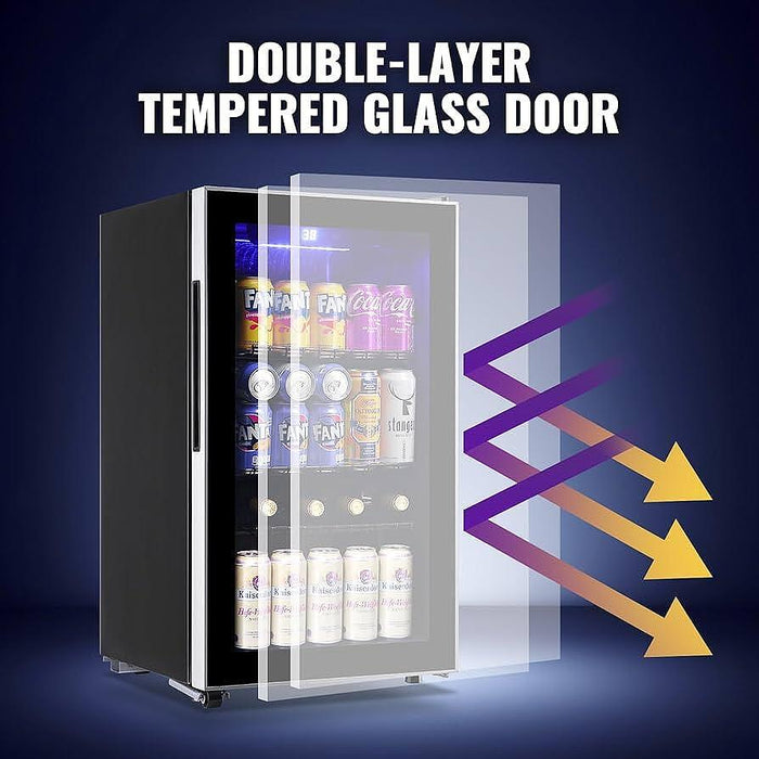 Mini bar Crown SC85BL, 85 l, E, Black