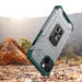 Crystal Ring Case Kickstand Tough Rugged Cover for iPhone 12 green - Cell phone cases and covers<<<HurtelXML