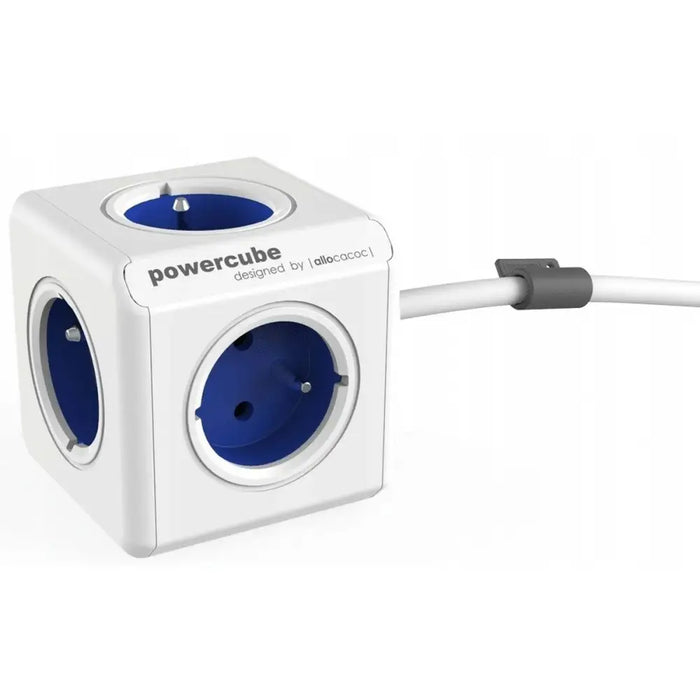 Cube multiplugs Allocacoc 2300BL/FREXPC Blue White 1,5 m - Захранващи Кабели<<<Компютър Кабели и адаптери<<<Компютри|