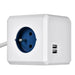 Cube multiplugs Allocacoc PowerCube Extended USB Type E Blue (1,5 m) - Разклонители<<<Електроника Периферни и резервни