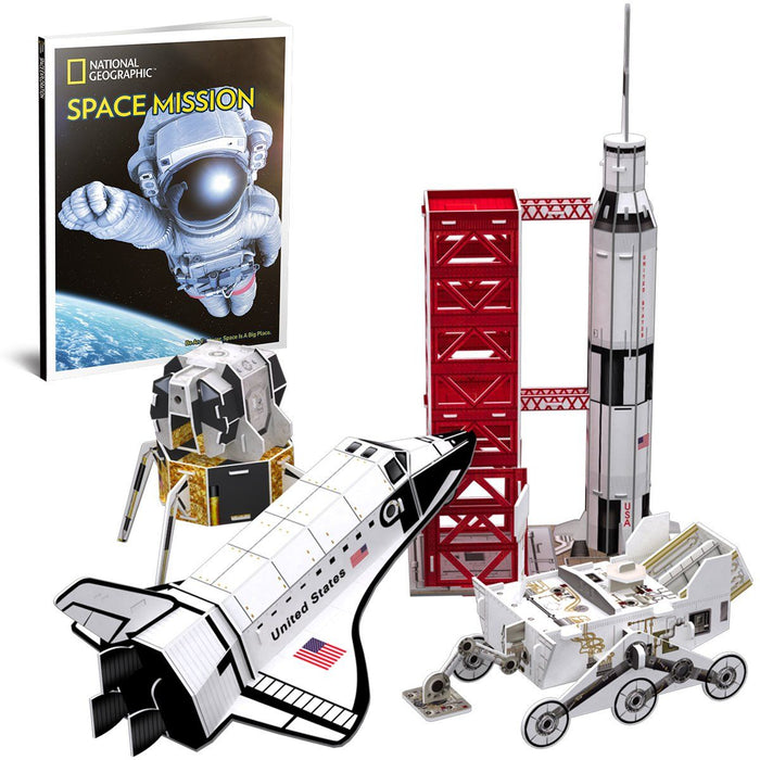 Cubic Fun 3D Puzzle of 80 pieces - Space Mission