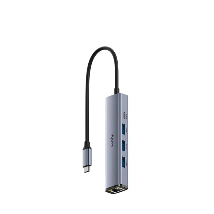 Cudy UH605 interface hub USB 3.2 Gen 1 (3.1 Gen 1) Type-C 5000 Mbit/s Grey Silver - USB HubsPER-HUB<<<Input / Output