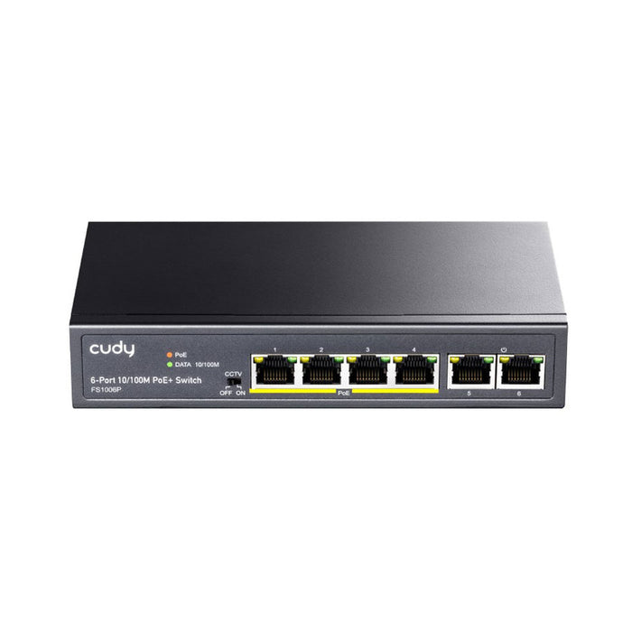 Switch Cudy FS1006P, 6 port, 10/100, PoE+ Switch