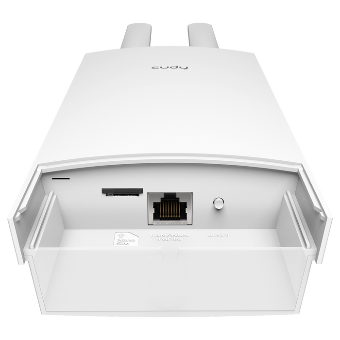 Wireless router Cudy LT400 Outdoor, N300, 4G LTE, 2.4 GHz, 300 Mbps for outdoor use