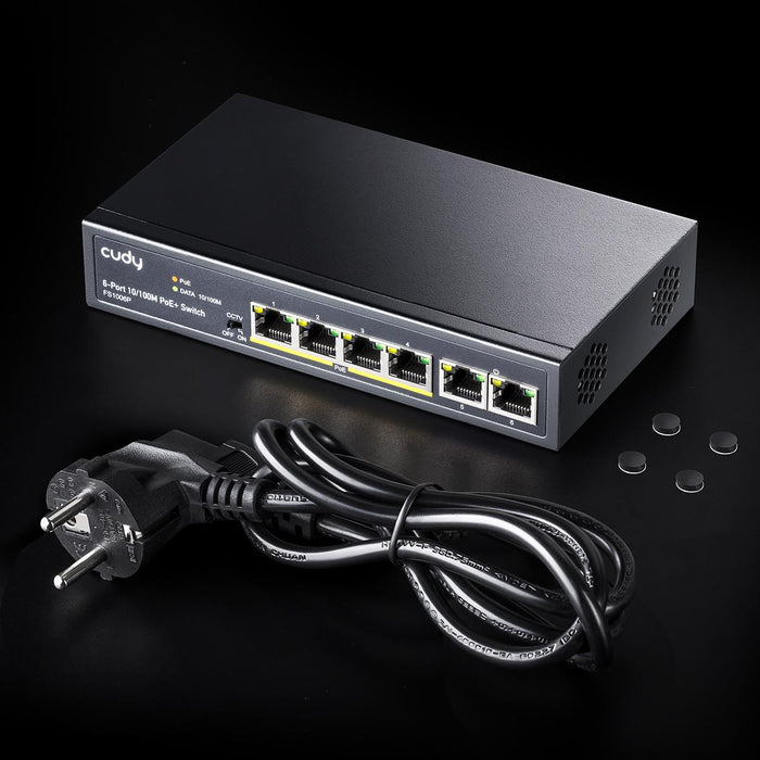 Switch Cudy FS1006P, 6 port, 10/100, PoE+ Switch