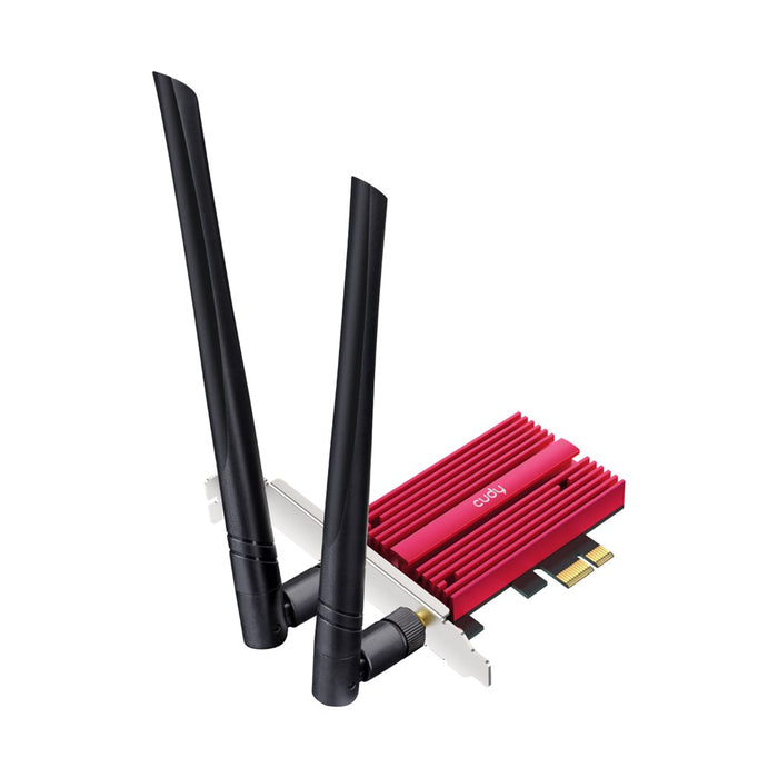 Network card Cudy WE9300, PCIe, 3-band, 5.7 Gbps, 2.8 Gbps, 688 Mbps, WiFi 7, Bluetooth 5.4