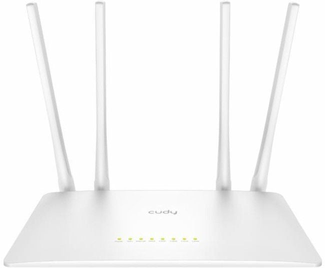 Wireless router Cudy WR1200, V2.0, 2.4/5 GHz, 300 - 867 Mbps, 10/100/