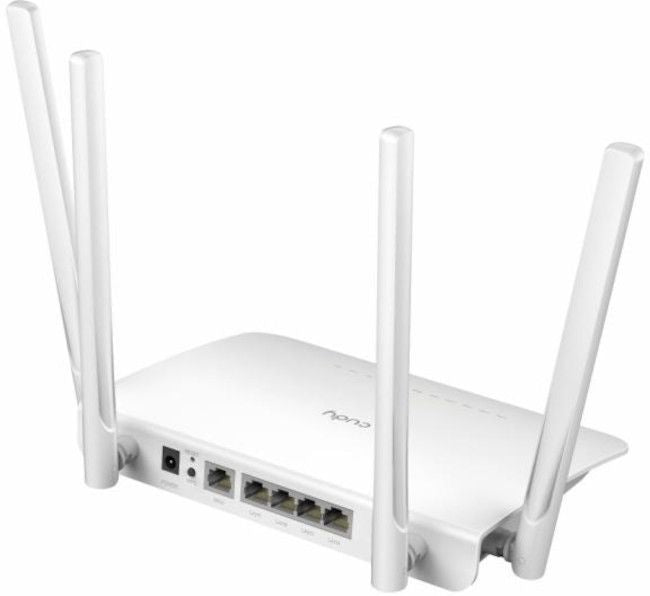 Wireless router CUDY WR1300, Dual-band AC1200, 300+867 Mbps, 5x10/100/1000, White