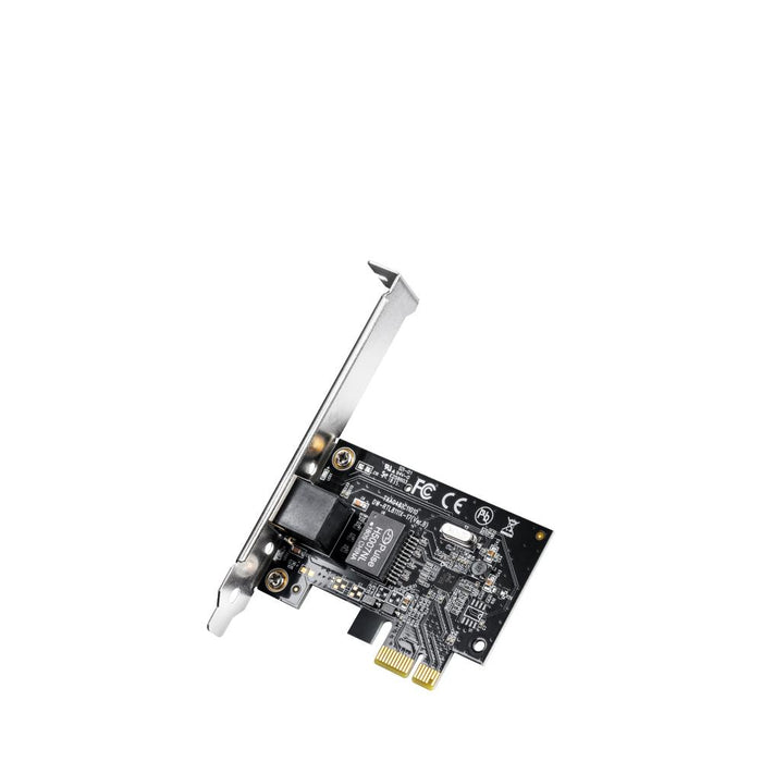 Network card Cudy PE10, PCIe, 3-band, 1 x 10/100/1000 Mbps