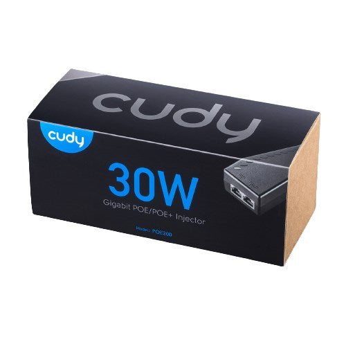 PoE injector Cudy POE200, Gigabit PoE+/PoE, 30W, 1 x 10/100/1000Mbps