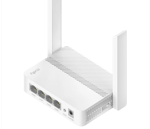 Wireless router Cudy WR1200E, V1.0, 2.4/5 GHz, 300 - 867 Mbps, 10/100/