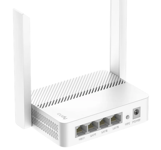 Wireless router Cudy WR1200E, V1.0, 2.4/5 GHz, 300 - 867 Mbps, 10/100/