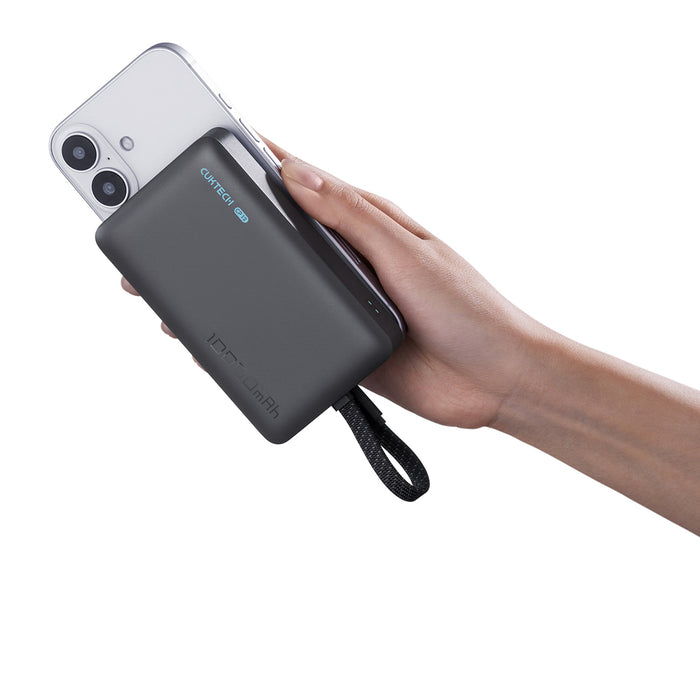 Cuktech CP132ML 10000mAh MagSafe Compatible Power Bank - Black