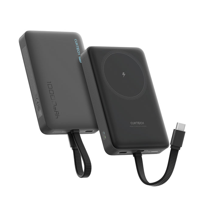Cuktech CP132ML 10000mAh MagSafe Compatible Power Bank - Black