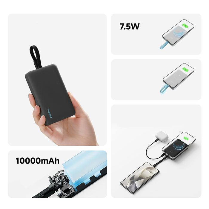 Cuktech CP132ML 10000 mAh Magnetic Power Bank - White