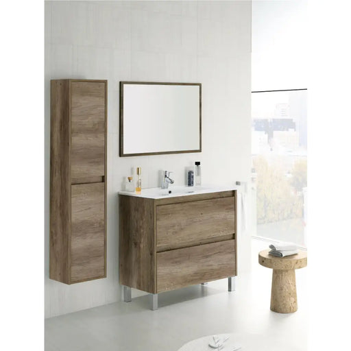 Cupboard Forés Brown Melamin 30 X 25,5 X 140 CM - Баня<<<Дом Градина<<<BigBuy&&&Аксесоари и кранчета<<<Баня<<<Дом