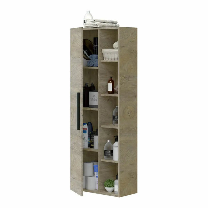 Cupboard Forés Brown Melamin 51 X 25 X 135 CM - Баня<<<Дом Градина<<<BigBuy&&&Аксесоари и кранчета<<<Баня<<<Дом