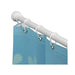 Curtain Bar Mirtak White polypropylene (125 x 220 cm) - Баня<<<Дом Градина<<<BigBuy&&&Завеси и килими<<<Баня<<<Дом