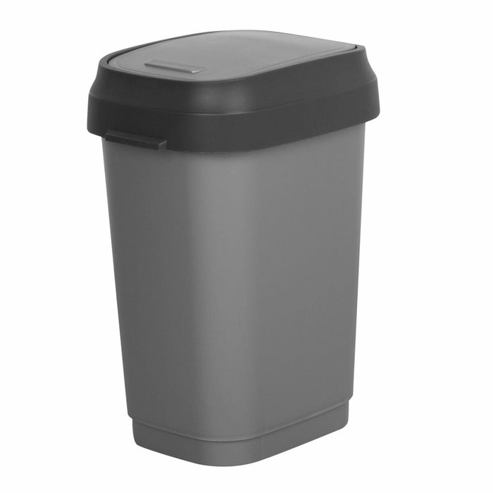 Waste bin Curver Dark grey Plastic 35 L (6 Units)