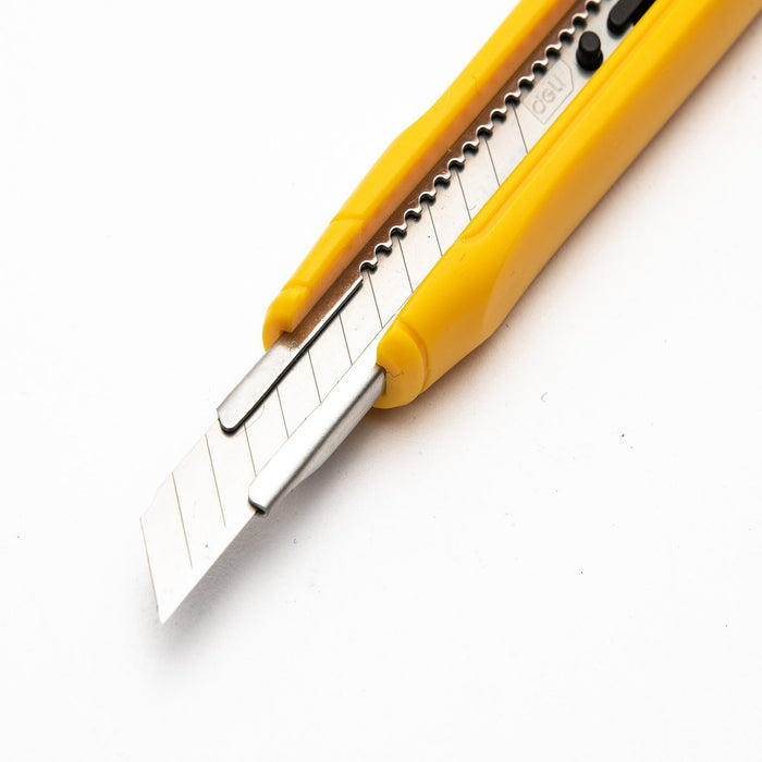 Cutter 9mm SK4 Deli Tools EDL009B (yellow) - Cutting tools<<<Tools<<<InnproXML