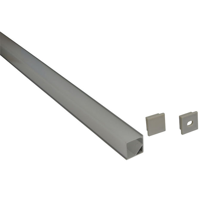 ALUMINUM PROFILE FOR LED STRIP CORNER MAT 3M D-IL