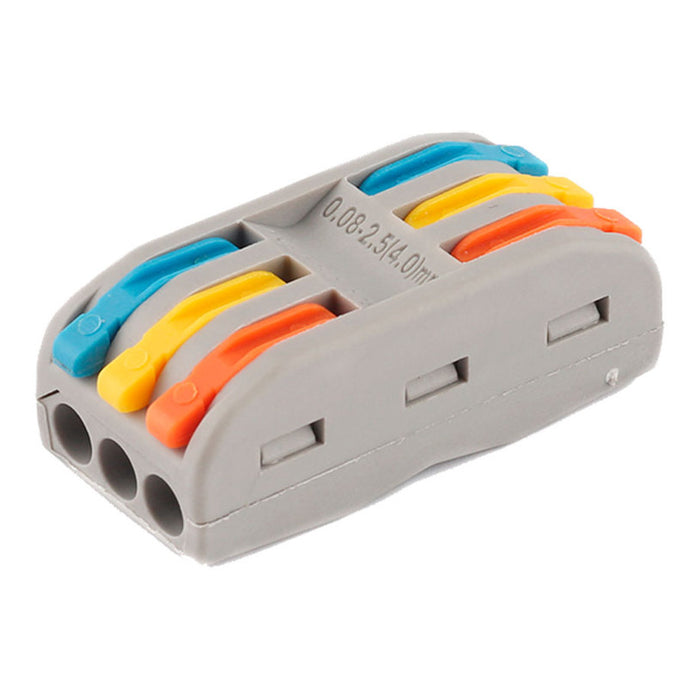 CONNECTOR TWO-WAY 3P 5 PCS D-IL