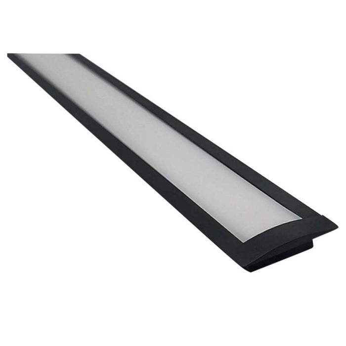 ALUMINUM PROFILE FOR LED STRIP FOR BUILT-IN 3M BLACK D-IL