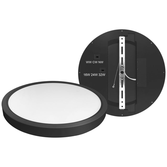 LED PANEL 16W/24W/32W WITH KEY BLACK D-IL MULTIPANEL