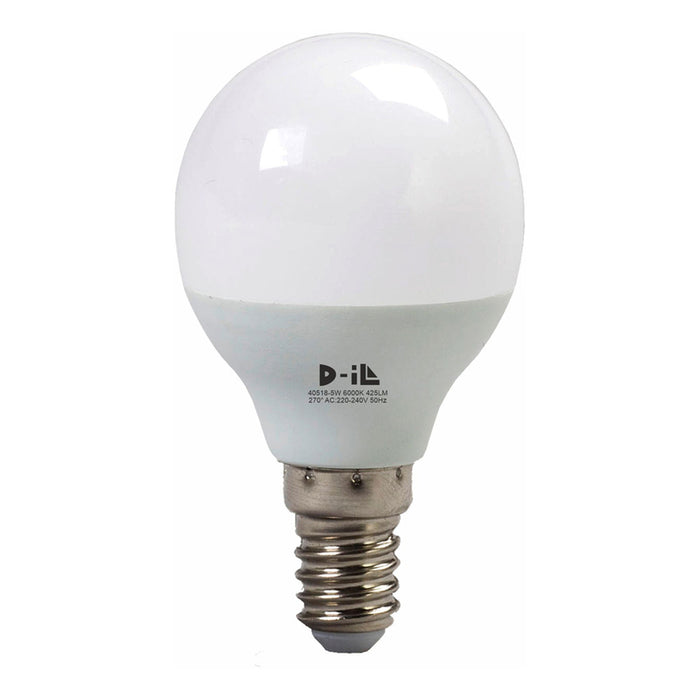 LED BULB BALL E14 G45 5W 425LM 6000K D-IL
