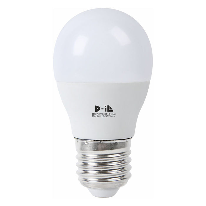 LED BULB BALL E27 G45 8W 710LM 6000K D-IL