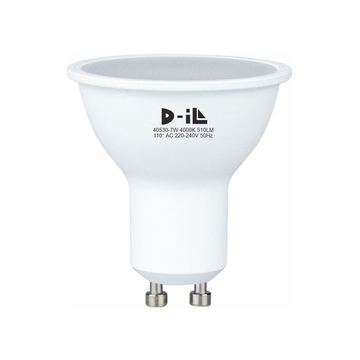 LED BULB GU10 7W 510LM 4000K D-IL