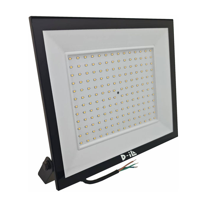 LED FLOODLIGHT 200W 6500K 17600LM IP65 BLACK D-IL