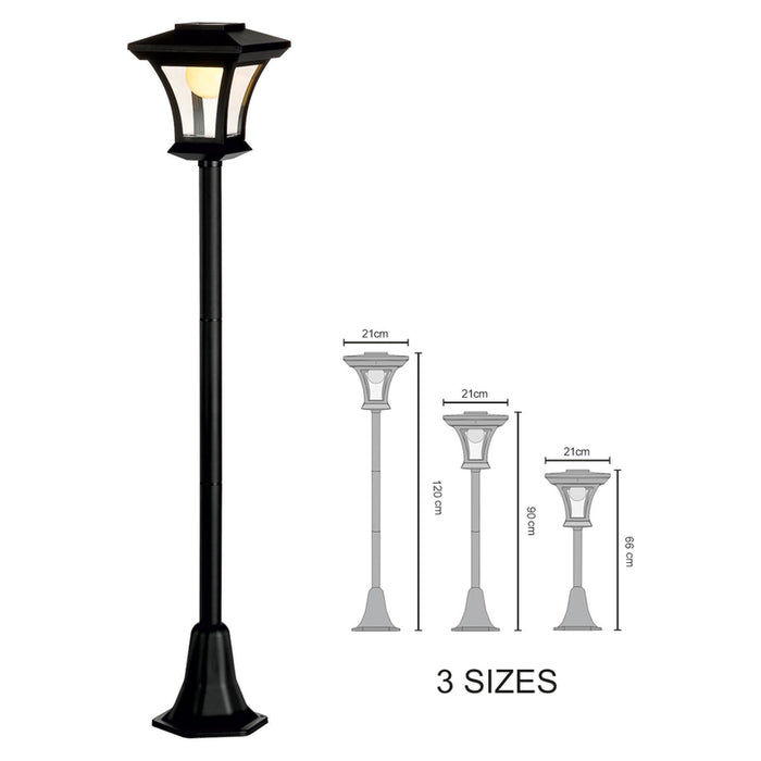 LED SOLAR GARDEN LANTERN 1W 3000K IP44 D-IL