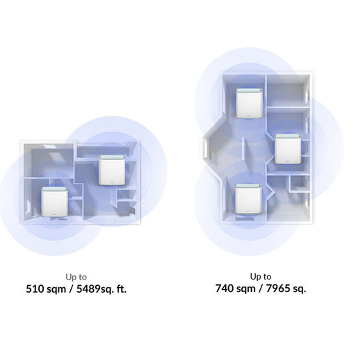 D-Link Eagle Pro AI AX3200 Mesh Systems - 3 Pack - Безжични мрежови продукти<<<D-LINK мрежови