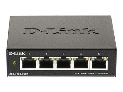 Switch D-Link DGS-1100-05V2/E 5xGbE