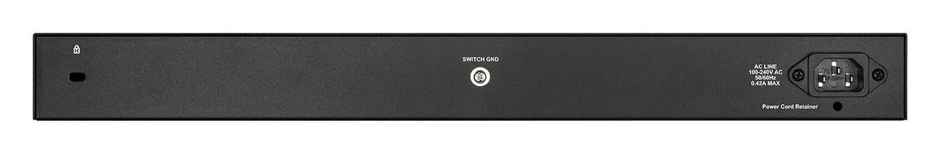Switch D-Link DGS-1210-28, 28-port 10/100/1000 Gigabit Smart Switch including 4 x 1000Base-T /SFP ports, managed, for installation in a cabinet