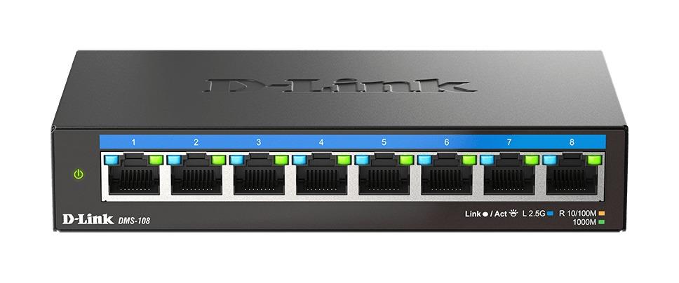 Switch D-Link DMS-108/E, 8 ports 2.5G Multi-Gigabit