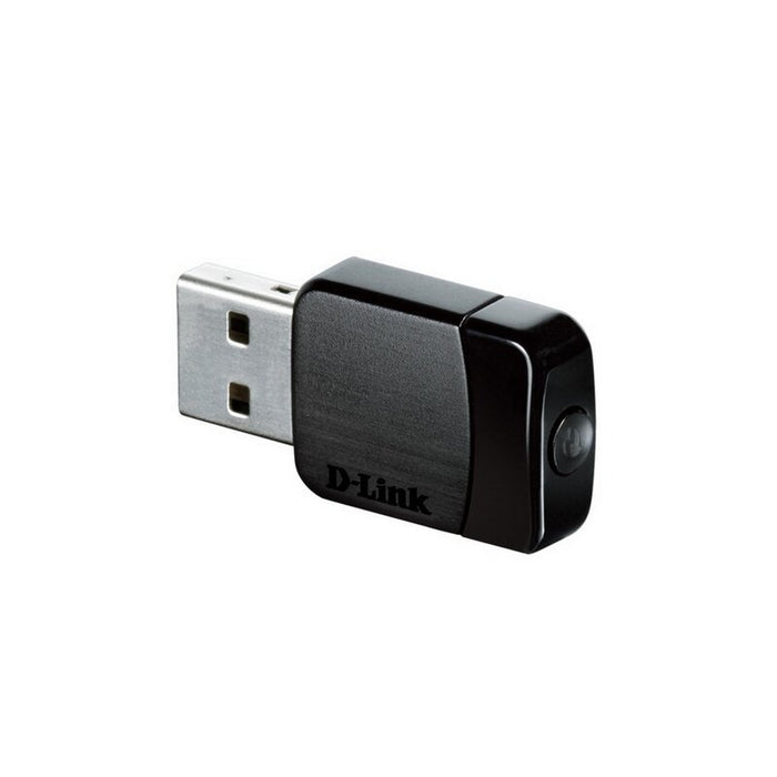 Wireless adapter D-Link DWA-171, Dual band, AC600 MU-MIMO, 2.4GHz, USB 2.0, Black