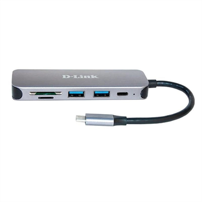 D-LINK 5in1 USB-C Hub with Card Reader