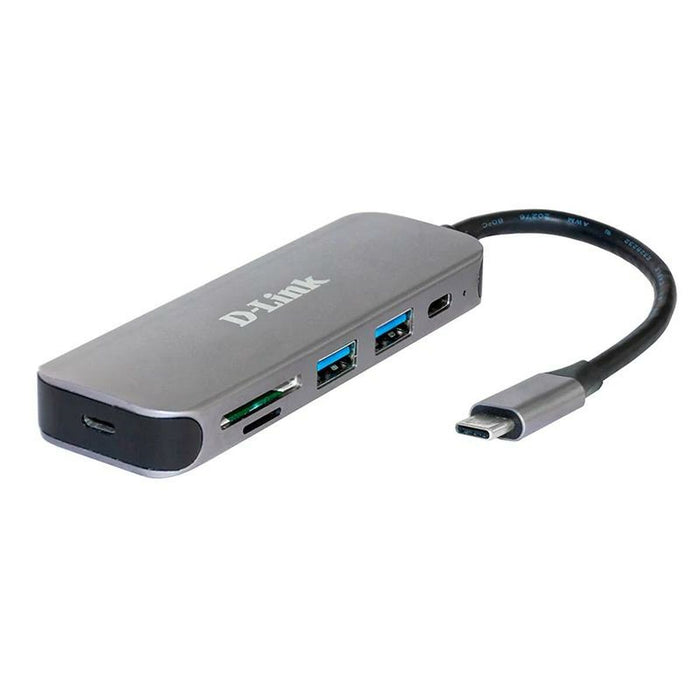 D-LINK 5in1 USB-C Hub with Card Reader