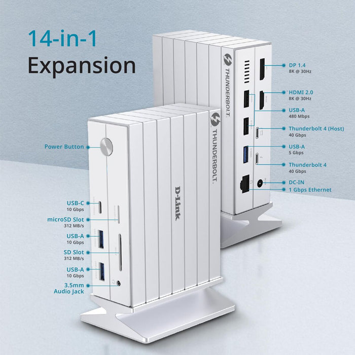 USB Hub D-Link DUF-E01/E Black