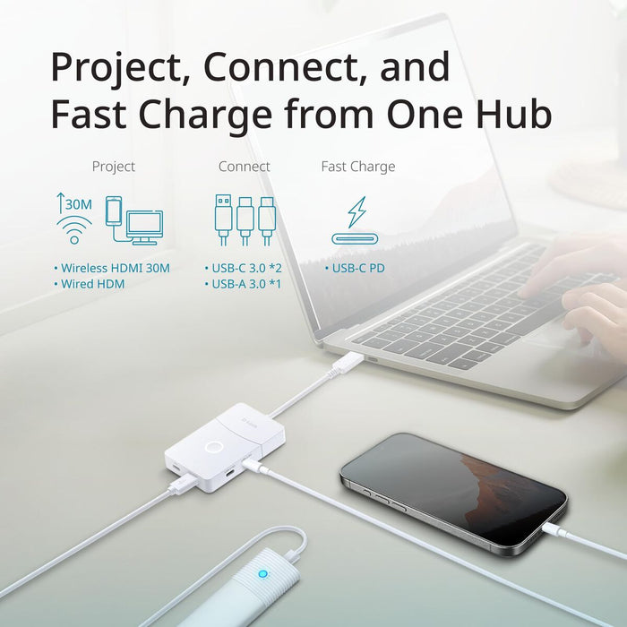 USB Hub D-Link DUP-501 White