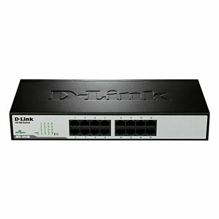 Switch D-Link DES-1016D/E, 16 port 10/100, Desktop, rack mount